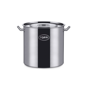 TOFFI STAINLESS STEEL STOCK POT (INCLINE BODY) TOFFI 白钢斜高身汤桶