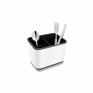 THREE COMPARTMENT CUTLERY HOLDER WITH DRAIN BASE ; 三格沥水餐具架