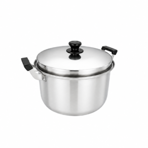 ZIRAFAH STAINLESS STEEL DOUBLE HANDLE POT ; ZIRAFAH 白钢双耳煲