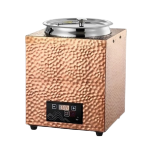 ROSE GOLD ELECTRIC SOUP WARMER (SQUARE); 玫瑰金方形电热汤炉
