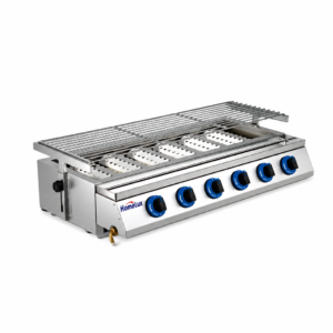 HOMELUX COMMERCIAL 6-BURNER BBQ GRILL (GAS) ; HOMELUX 商用六头燃气烧烤炉