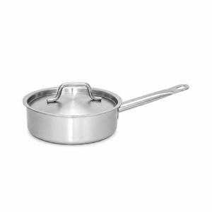 0.9 - 3.6L STAINLESS STEEL SANDWICHED BOTTOM SAUTE POT ; 白钢复合底矮身汁锅