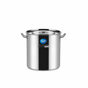 TOFFI STAINLESS STEEL STOCK POT (INCLINE BODY) ; TOFFI 白钢斜高身汤桶