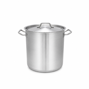 HARUMI STAINLESS STEEL SANDWICHED BOTTOM STOCKPOT ; HARUMI 白钢复合底高身汤桶