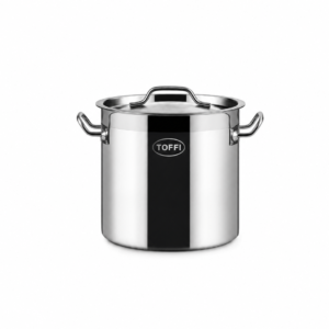 TOFFI STAINLESS STEEL SANDWICHED BOTTOM STOCKPOT ; TOFFI 白钢复合底高身汤桶