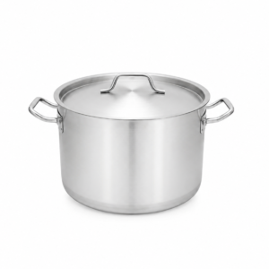 HARUMI STAINLESS STEEL SANDWICHED BOTTOM SAUCE POT ; HARUMI 白钢复合底矮身汤桶