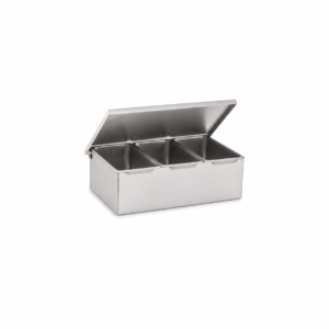 STAINLESS STEEL CONDIMENT HOLDER ; 全钢调味盒