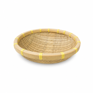 RD. BAMBOO BASKET ; 圆竹篮