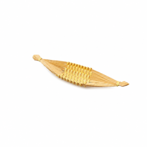 BOAT SHAPE BAMBOO BASKET ; 两头尖船形竹料理蓝