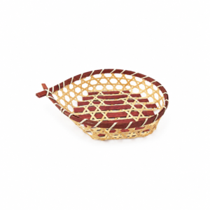 FISH SHAPE BAMBOO BASKET ; 鱼形竹料理蓝