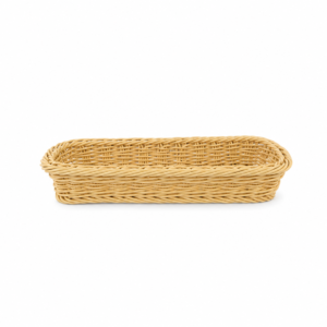 POLY-RATTAN BASKET ; 长方仿藤篮