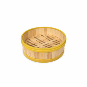 PLASTIC EDGE BAMBOO STEAMER ; 胶边竹蒸笼