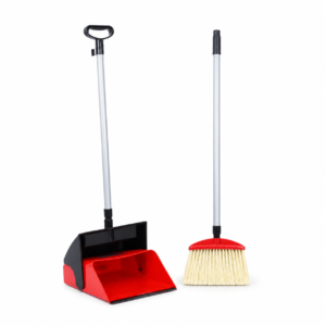 DUSTBIN WITH BROOM SET ; 垃圾铲扫把套装
