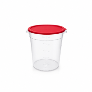PC 7L ROUND FOOD STORAGE CONTAINER WITH LID ; PC 7升圆形密封食品储存盒