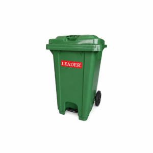 80L PEDAL DUSTBIN WITH WHEELS ; 80L  带轮脚踏式垃圾桶
