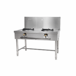 COMMERCIAL DOUBLE BURNER GAS STOVE ; 商用双头燃气炉