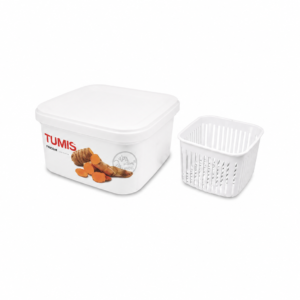 TUMIS SQUARE CONTAINER WITH DRAIN BASKET ; TUMIS 方形沥水保鲜盒