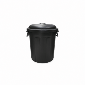 56L BLACK DUSTBIN ; 56升 黑色垃圾桶