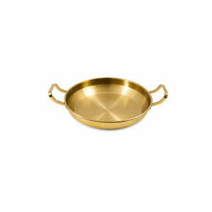 S/S GOLD SMALL WOK ; 不锈钢金色干锅