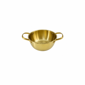 S/S GOLD DOUBLE EAR NOODLE POT ; 不锈钢金色双耳煮面锅