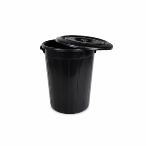 50L BLACK DUSTBIN ; 50升 黑色垃圾桶