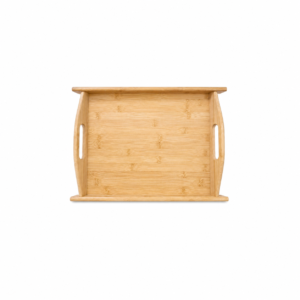 DOUBLE HANDLE WOODEN TRAY ; 竹双耳托盘