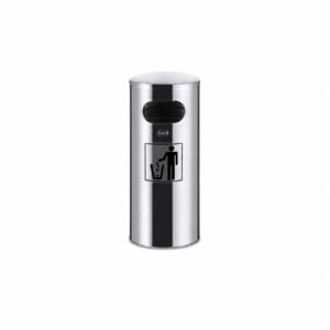 STAINLESS STEEL SIDE OPENING DUSTBIN ; 不锈钢侧面投口垃圾桶