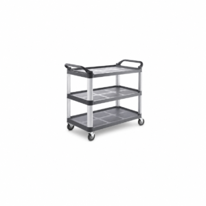 3 TIER PLASTIC SERVING TROLLEY ; 三层塑料送餐推车
