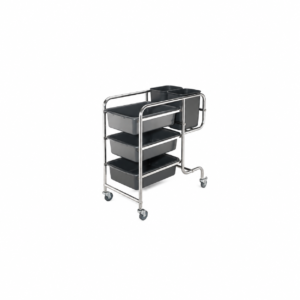 STAINLESS STEEL COLLECTOR TROLLY ; 不锈钢收集推车