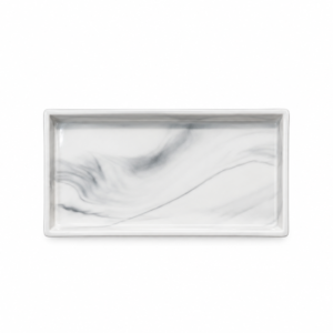 MARBLE DESIGN RECT. DISPLAY TRAY ; 云石长方盘