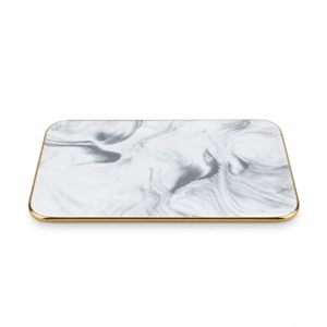 MARBLE DESIGN W/GOLD LINE SUSHI FLAT TRAY ; 云石金边长方寿司平盘