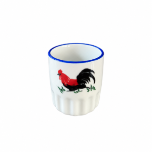 BLUE LINE VINTAGE ROOSTER CUP ; 青瓷公鸡杯