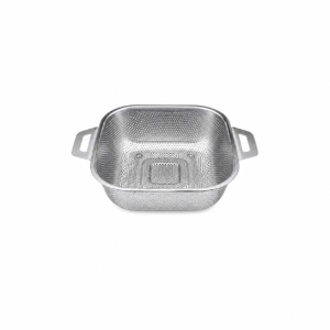 STAINLESS STEEL SQUARE COLANDER WITH HANDLE ; 不锈钢四方形沥水篮