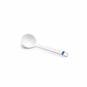 BLUE LINE SOUP SPOON ; 龟壳汤勺 藍边