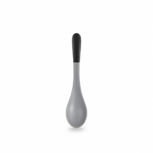 BLACK BASE/GREY SOUP SPOON ; 双色汤匙 灰黑岩