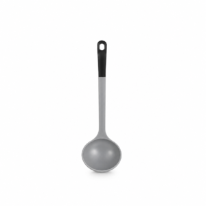 BLACK BASE/GREY SOUP LADLE ; 双色龟壳汤勺 灰黑岩