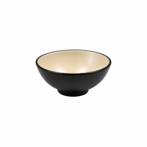 BLACK BASE/BROWN SOUP BOWL ; 棕黑双色圆汤碗