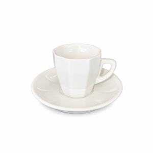 COFFEE CUP & SAUCER ; 八角咖啡杯碟