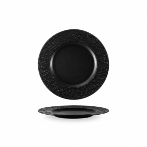 POR. BASALT DINNER PLATE ; 黑岩石餐碟