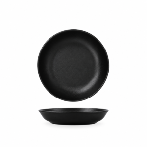 POR. BASALT SALAD PLATE ; 黑岩石沙拉盘