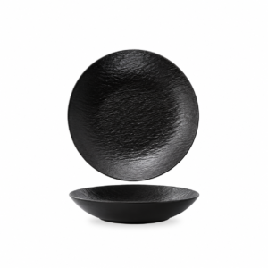 POR. BASALT DEEP PLATE ; 黑岩石深盘