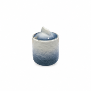 MARBLE SEA BLUE SUAGR POT ; 糖盅 云石海蓝