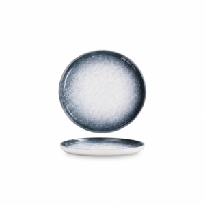 MARBLE SEA BLUE ROUND DINNER PLATE ; 圆餐盘 云石海蓝