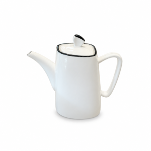 BLACK RIM TEA POT ; 单墨线茶壶