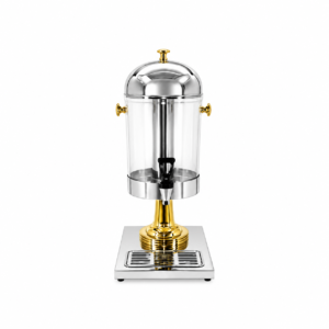 GOLD SINGLE JUICE DISPENSER ; 单头镀金果汁桶