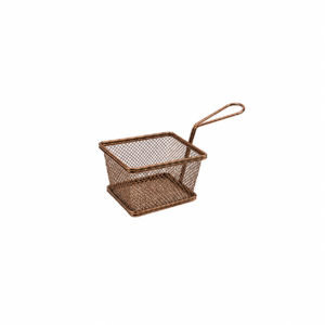 STAINLESS STEEL SQ.SERVING FRY BASKET ; 钢正方形薯条篮