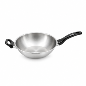 3PLY FRYING PAN -VITALUX ; 三层长与短柄钢锅