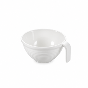 ME.THREAD HANDLE BOWL ; 仿瓷螺纹手柄面碗