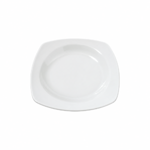 ME. SQ DEEP PLATE ; 仿瓷四方汤盘
