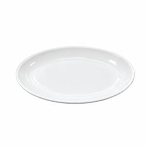 ME. DEEP OVAL PLATE ; 仿瓷深腰盘